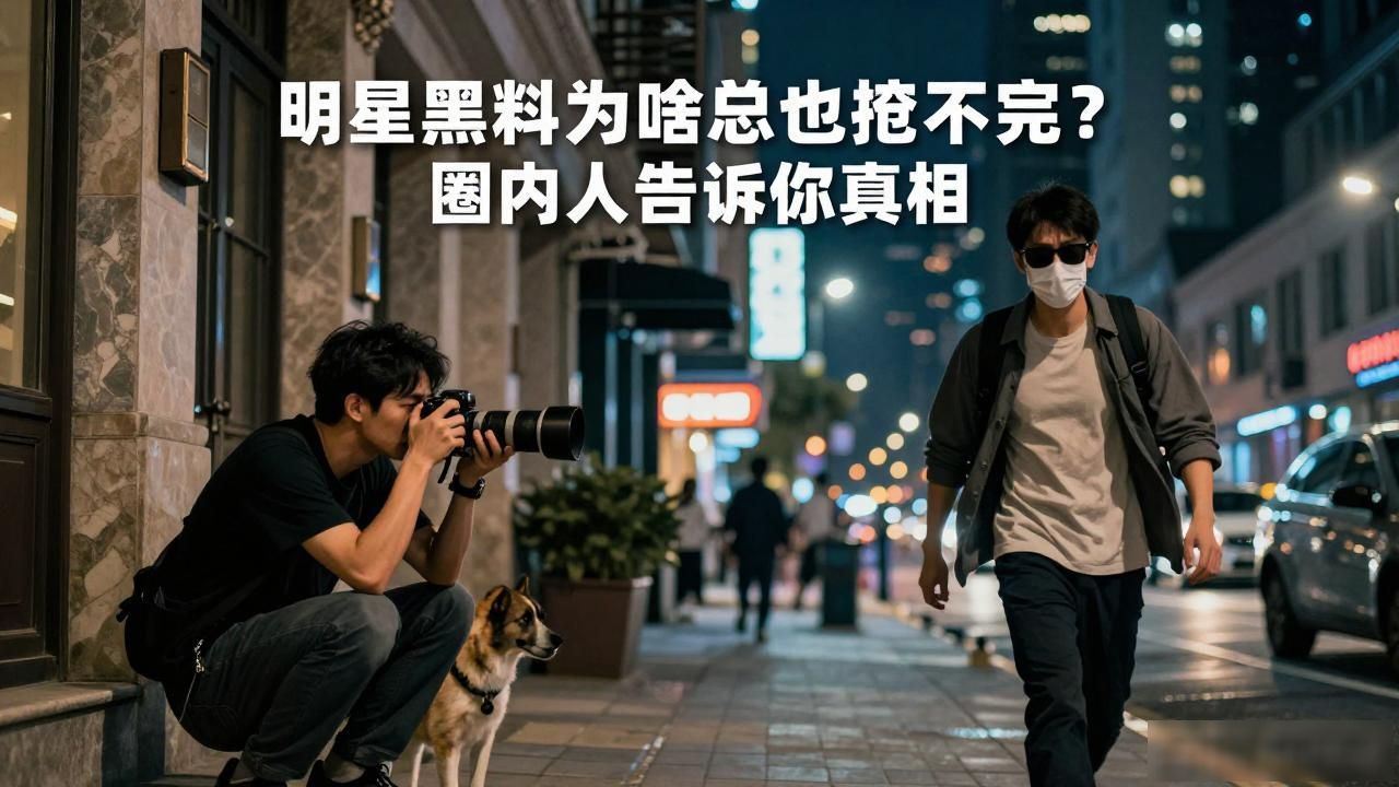 明星黑料为啥总也挖不完？圈内人告诉你真相