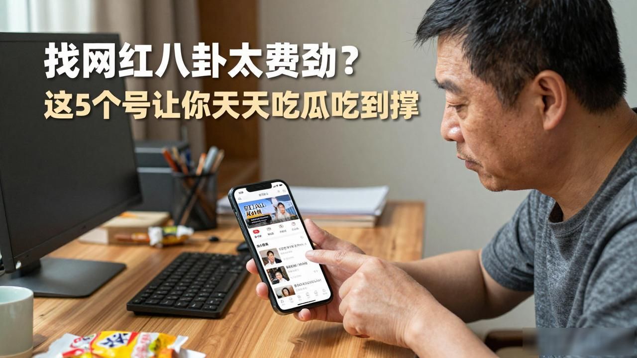 找网红八卦太费劲？这5个号让你天天吃瓜吃到撑